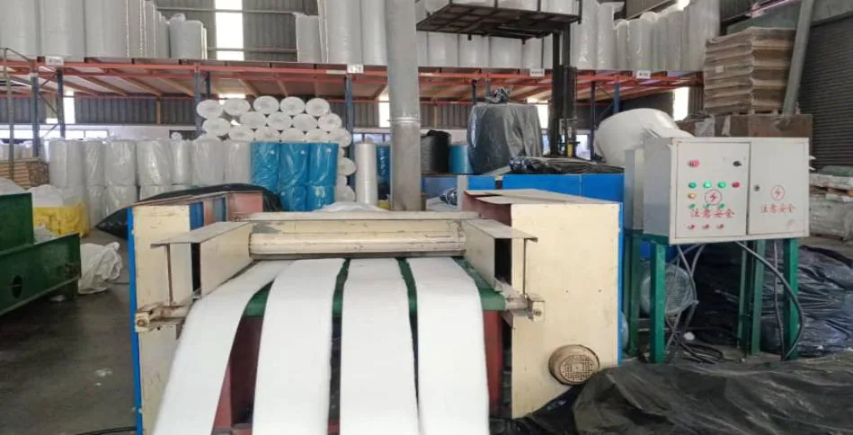 Scrap recovery machine processing fiber offcuts
